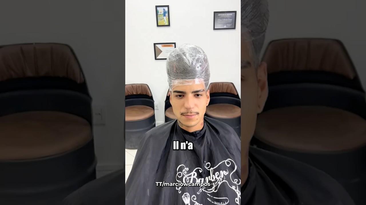 Il devient méconnaissable avec sa nouvelle couleur de cheveux #cheveux #transformation #coloration