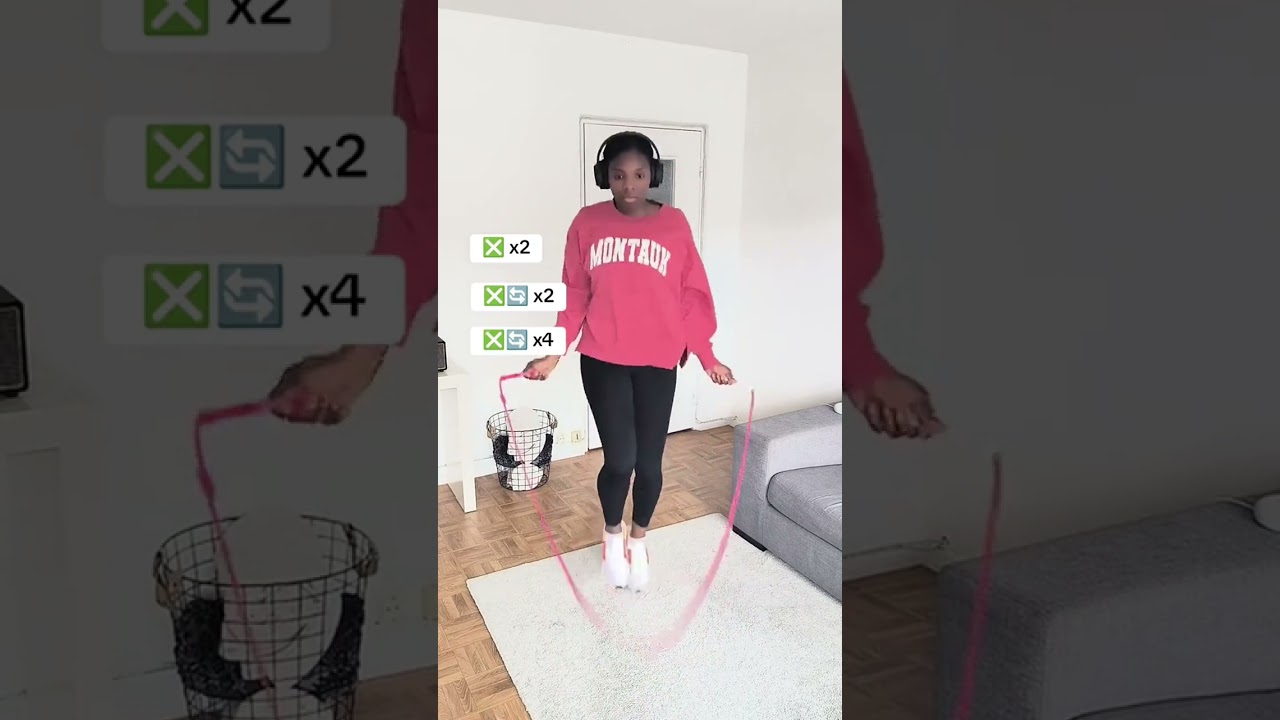 Défi corde à sauter Venez brûler un max de calories avec cet enchaînement ! eShop corde à sauter et