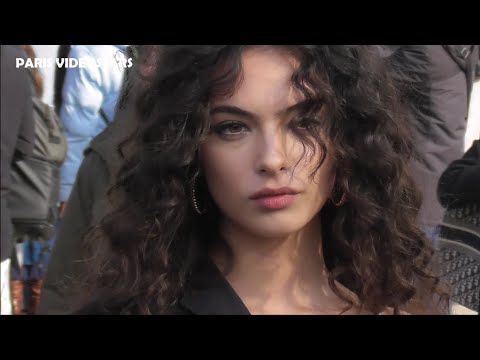 Deva Cassel ( daughter of Monica Bellucci & Vincent Cassel ) @ Paris Fashion Week 27 february 2024