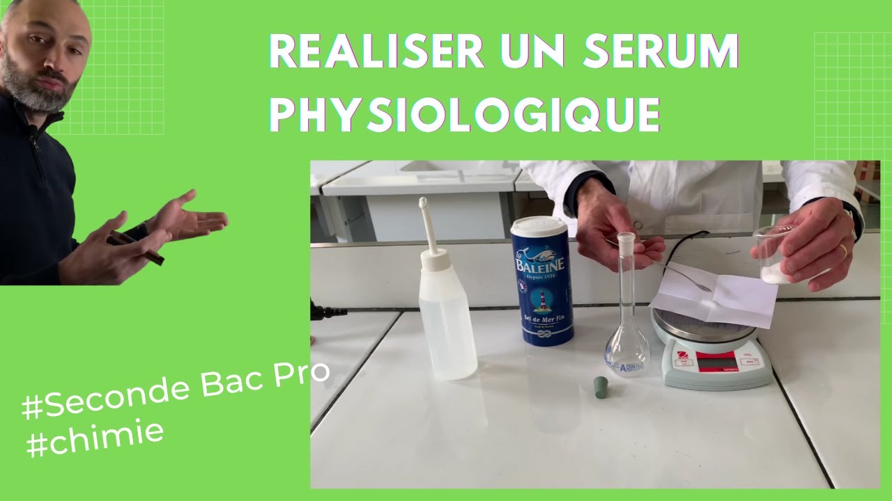 Comment réaliser un sérum physiologique