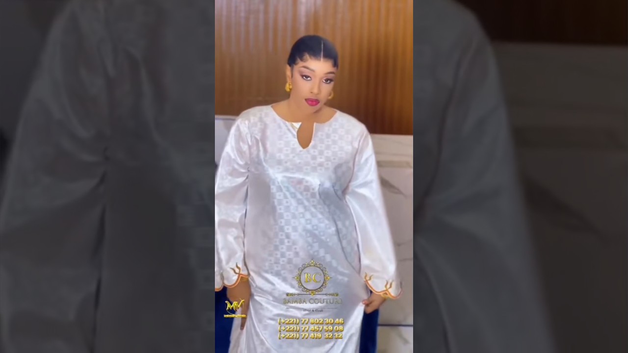 Sublime Robe en Bazin très chic #couturesénégalaise #modefemme #pourtoi ❤️💕🔥🎉