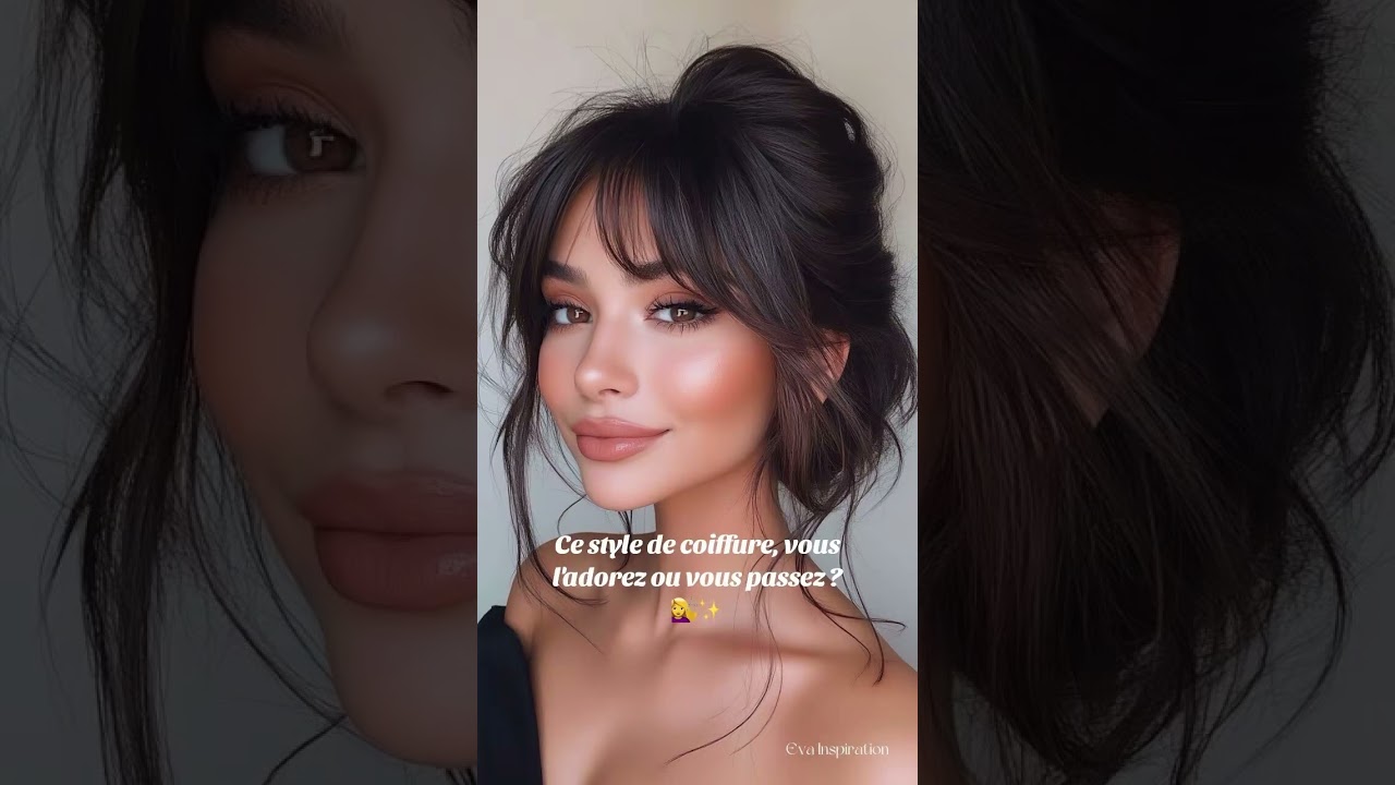 Chignon Flou & Frange Rideau: Vous aimez ou vous passez?