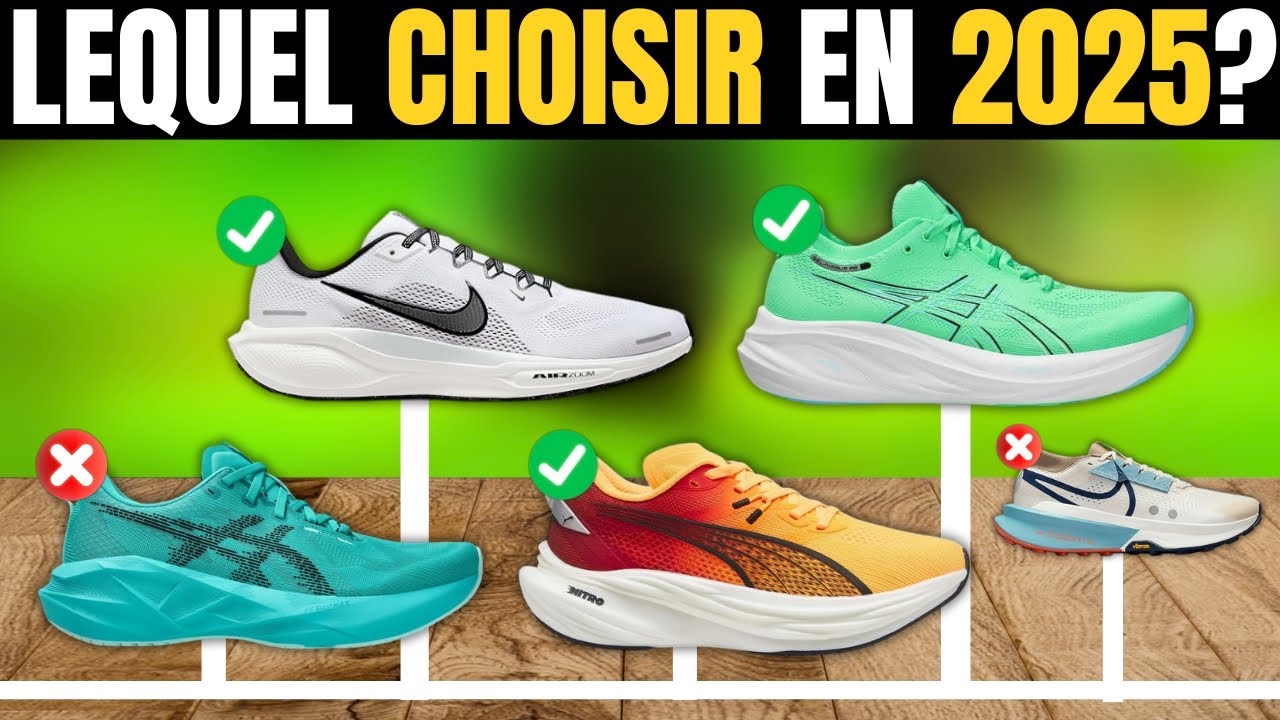 Les 5 Meilleures Chaussures de Course avec Amorti de 2025 [NE CHOISISSEZ PAS LES MAUVAISES]