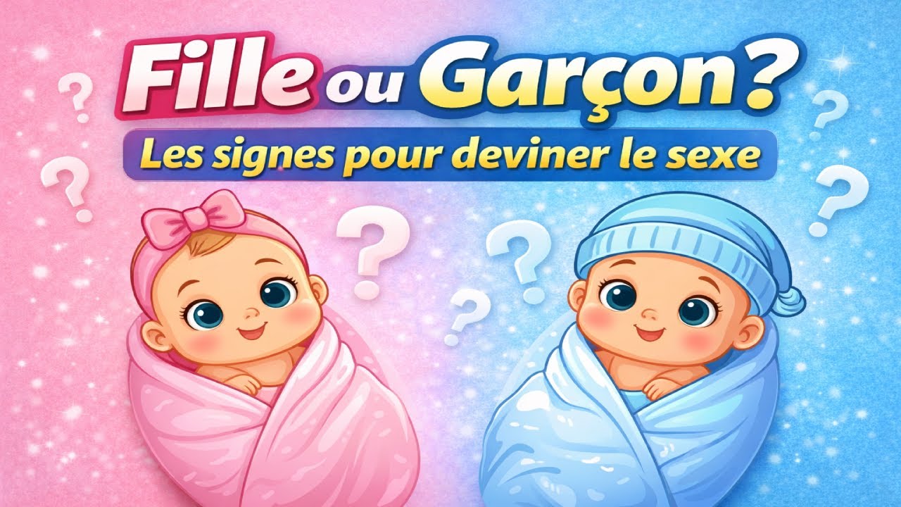 Fille ou Garçon ? Les signes pour deviner le sexe #SexeDuBébé