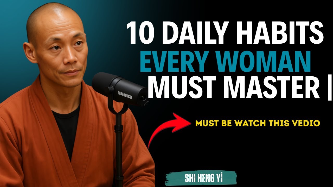 10 Daily Habits Every Woman Must Master || Shi Heng Yi || Master Motivational #shaolinteachings