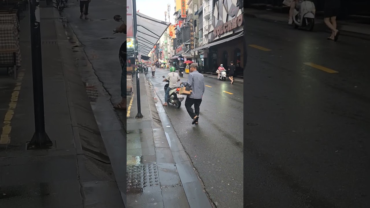 La nuit cette rue c’est interdit au moins de 18ans,le jour c’est plus calme .#saigon