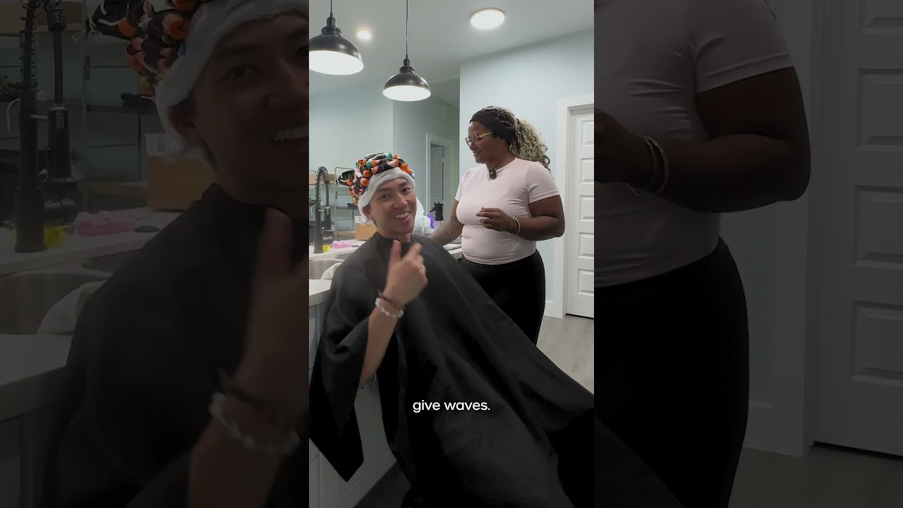 how to perm your hair at home.