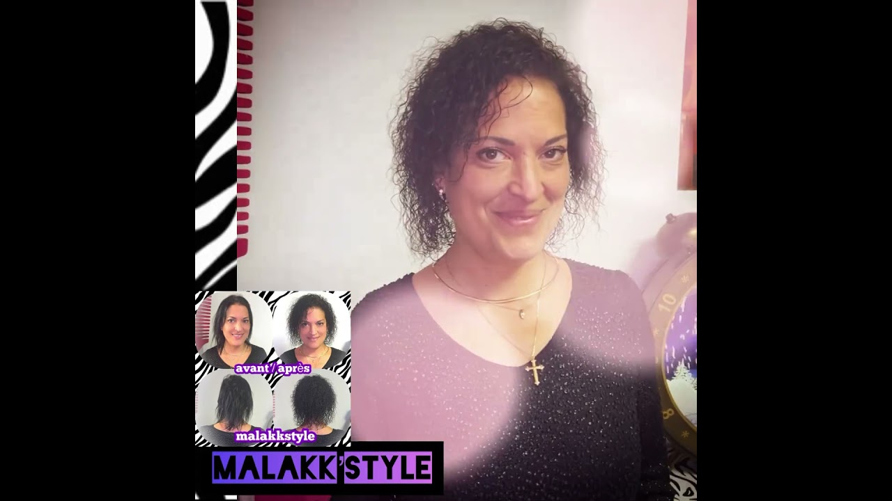 PERMANENTE Boucles, Cheveux Fins, avant/après