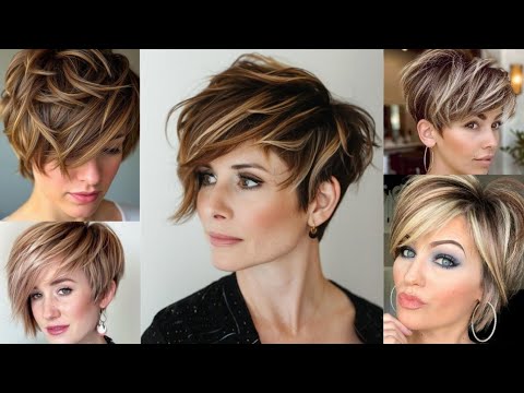 Exquisite Best Blonde Highlight Ideas for Short Hair Makeovers💖 / Short Hair with Blonde Streaks ✨✂️