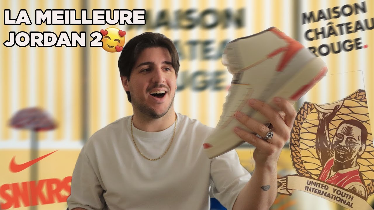Je COP la Jordan 2 MAISON CHATEAU ROUGE