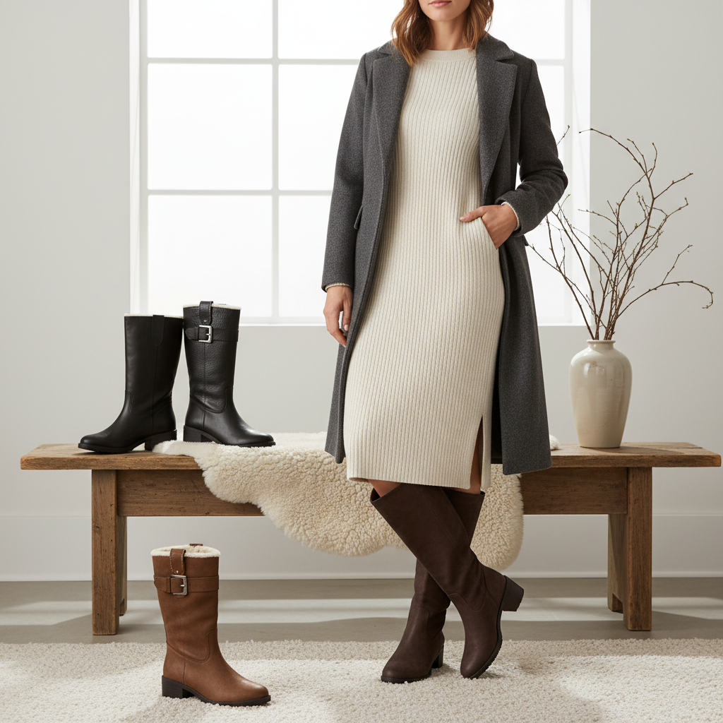 découvrez notre sélection exclusive de bottes femme mollet large alliant élégance et confort pour affronter l'hiver 2025 avec style et chaleur.