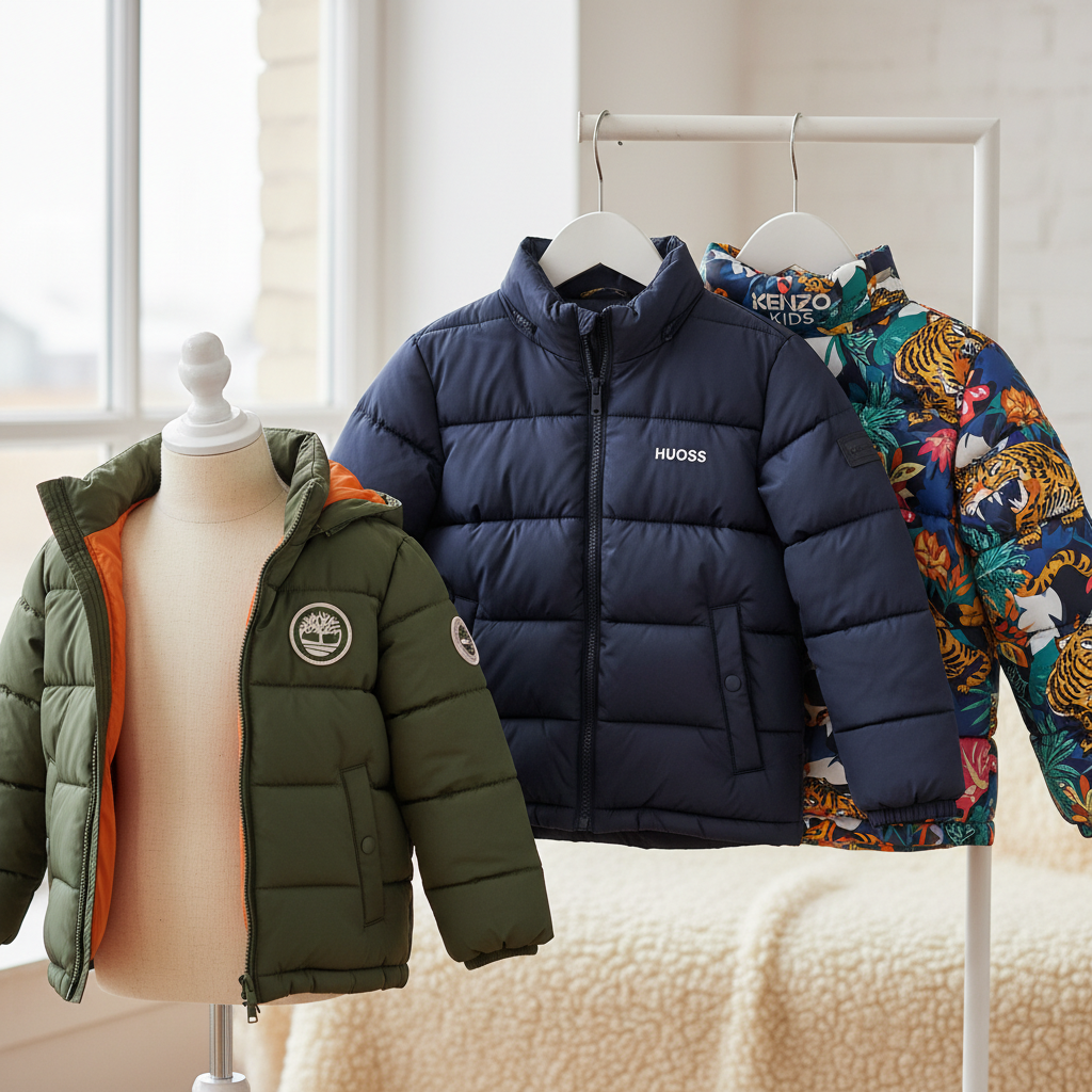 découvrez notre sélection des 3 doudounes enfant incontournables hugo boss, timberland et kenzo, alliant style et petits prix pour le black friday. habillez vos enfants avec élégance sans vous ruiner !