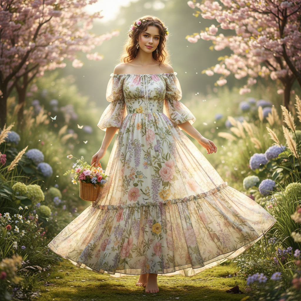 découvrez la robe longue fleurie, la pièce incontournable du printemps 2025 pour un look romantique et élégant. adoptez la tendance douceur et féminité cette saison.