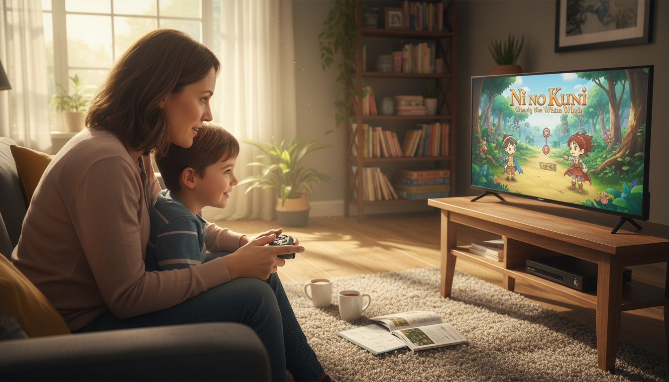 découvrez le premier épisode de gaming mode parent consacré à ni no kuni, un jeu vidéo qui aide les enfants à développer leur empathie grâce à une aventure immersive et touchante.