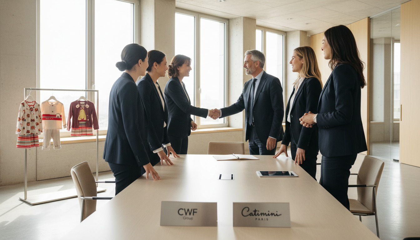 le groupe vendéen cwf renforce son portefeuille en acquérant la marque angevine de mode pour enfants catimini, alliant savoir-faire régional et innovation.