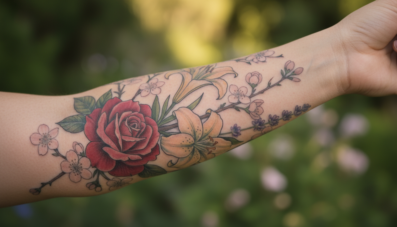 découvrez la signification profonde des tatouages de fleurs en 2025 et déchiffrez le message caché derrière chaque pétale pour un tatouage riche en symbolique.