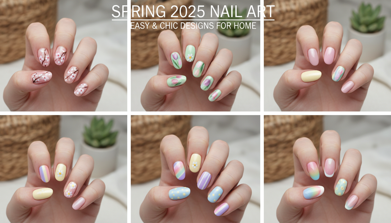 découvrez les meilleures inspirations de nail art pour le printemps 2025, faciles à réaliser chez soi pour des ongles tendance et colorés.