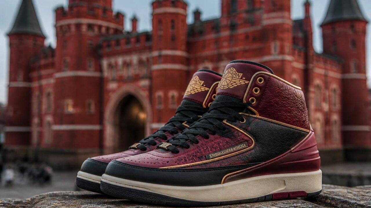 découvrez la jordan 2 maison chateau rouge, une collaboration streetwear unique qui réinvente un modèle classique avec style et originalité.
