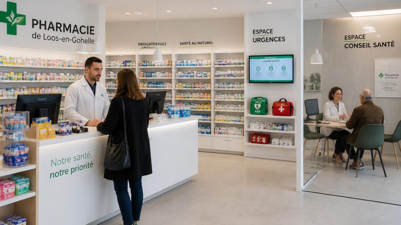 pharmacie loos-en-gohelle : prenez en charge vos urgences et consultations avec efficacité grâce à notre équipe de professionnels disponibles et à votre écoute.