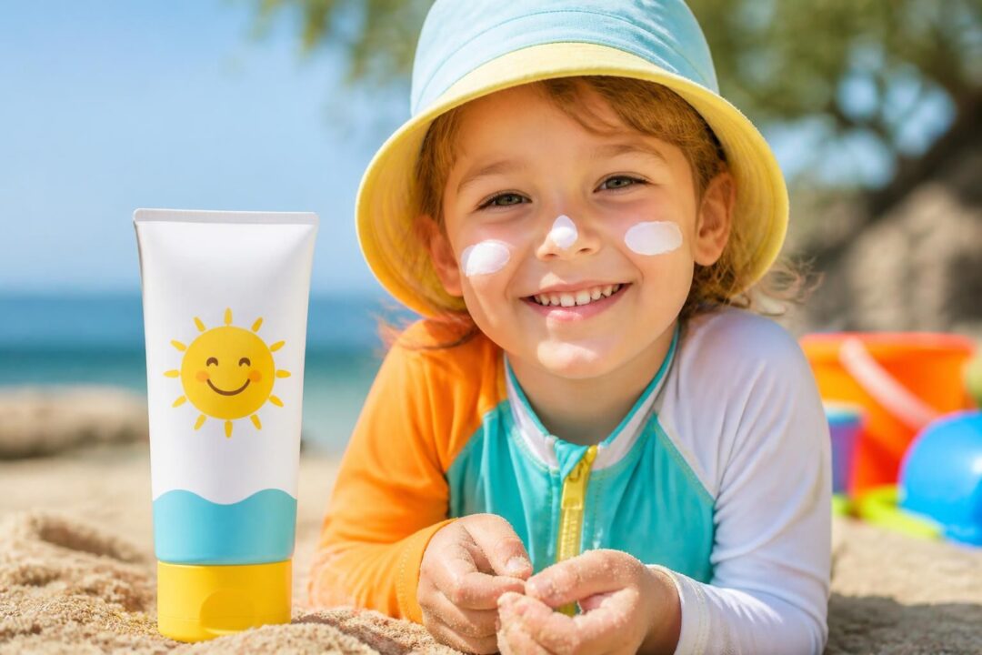 découvrez cette crème solaire pour enfant à moins de 11 euros, notée 100/100 sur yuka, pour une protection parfaite et sûre de la peau de vos enfants.