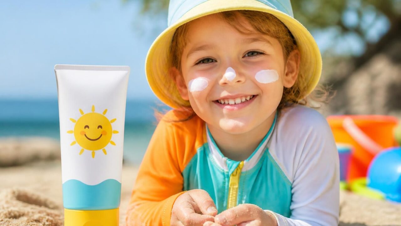 découvrez cette crème solaire pour enfant à moins de 11 euros, notée 100/100 sur yuka, pour une protection parfaite et sûre de la peau de vos enfants.