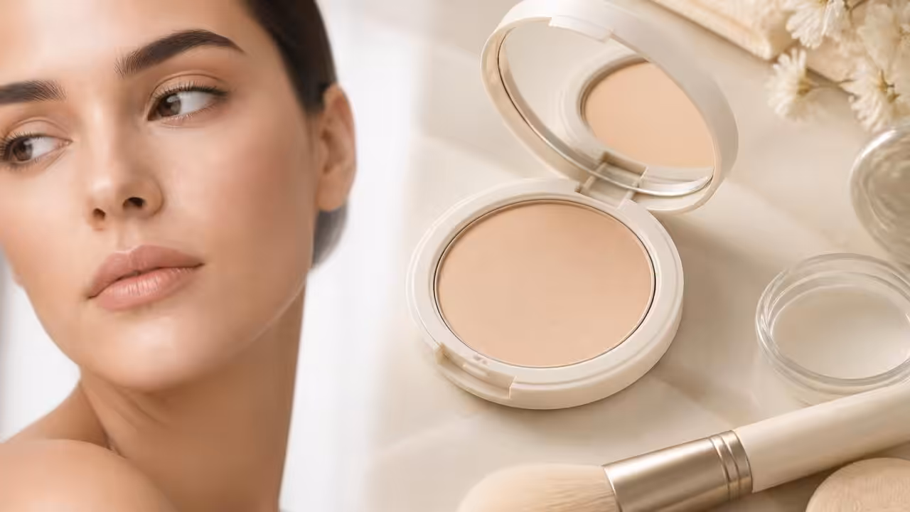 découvrez notre guide complet sur la poudre compacte pour peau grasse, pour un teint mat, uniforme et sans brillance tout au long de la journée.