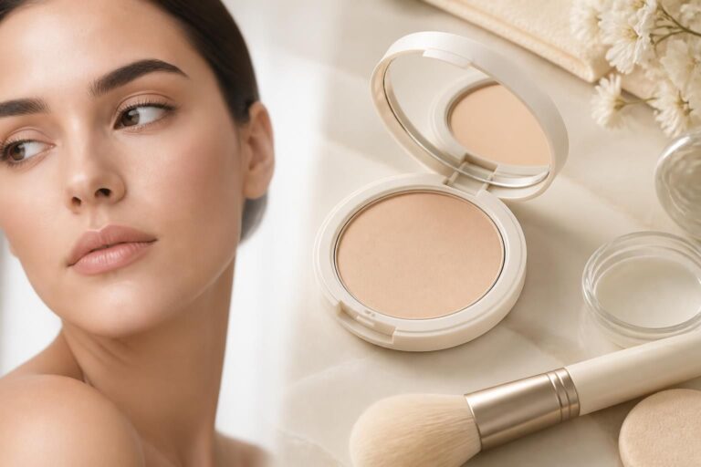 découvrez notre guide complet sur la poudre compacte pour peau grasse, pour un teint mat, uniforme et sans brillance tout au long de la journée.