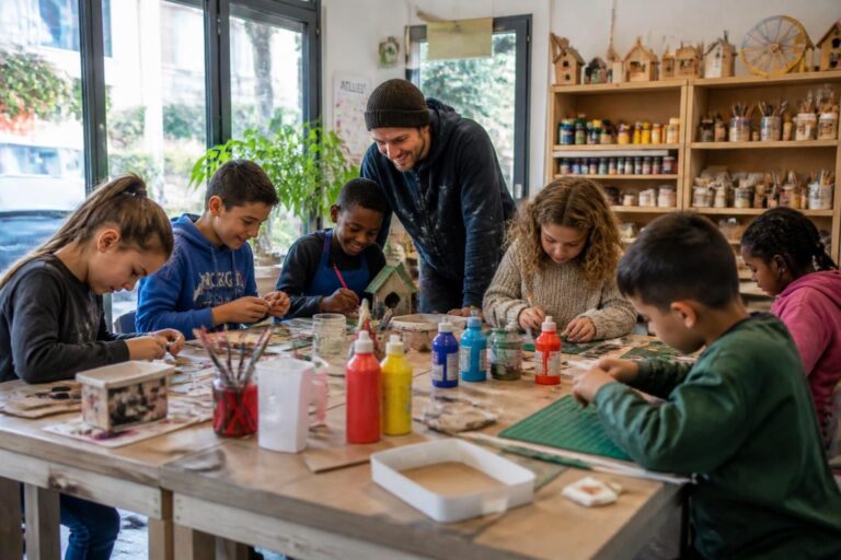 découvrez comment des enfants du quartier à cholet passent des vacances créatives en s'initiant au bricolage, alliant amusement et apprentissage pour un été enrichissant.
